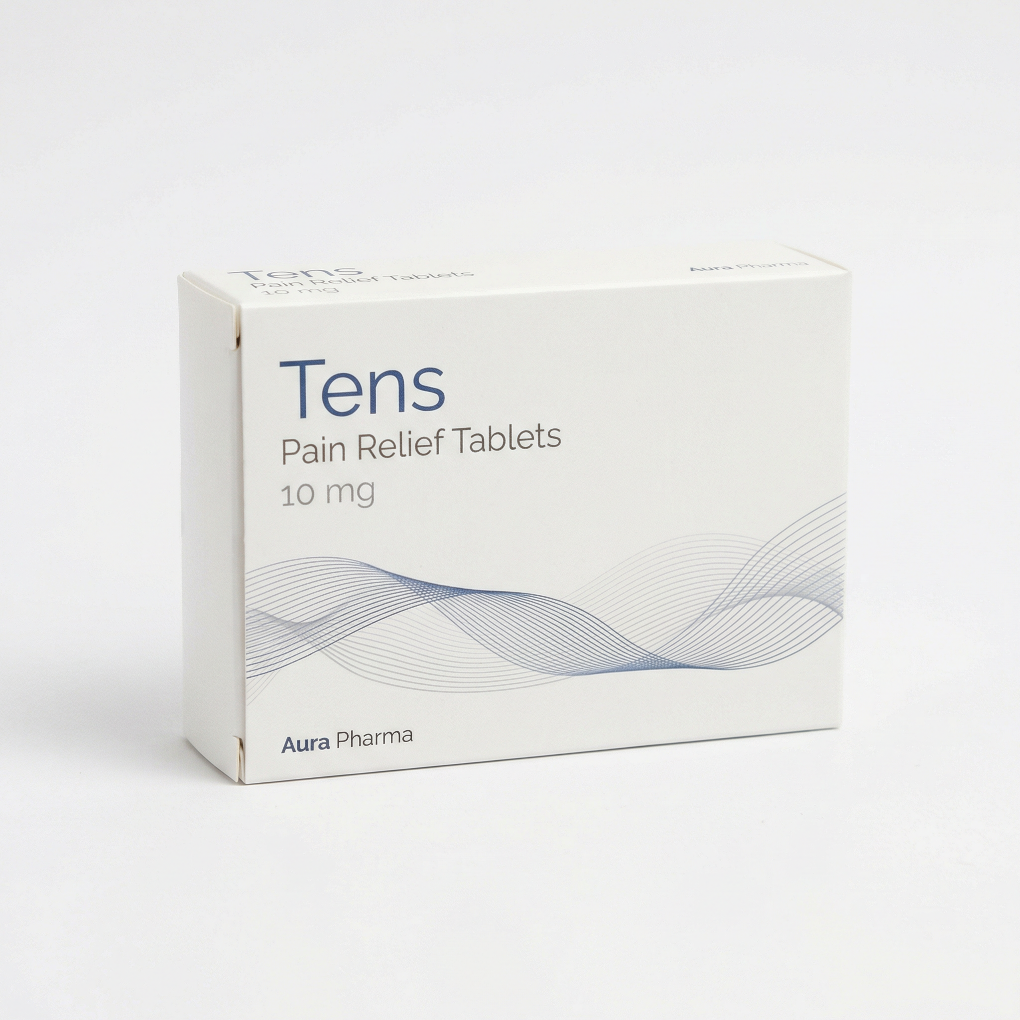 Tens monitoring device on neutral background